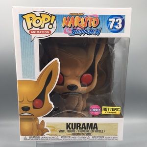 73 Naruto Kurama Flocked Exclusive Funko Pop